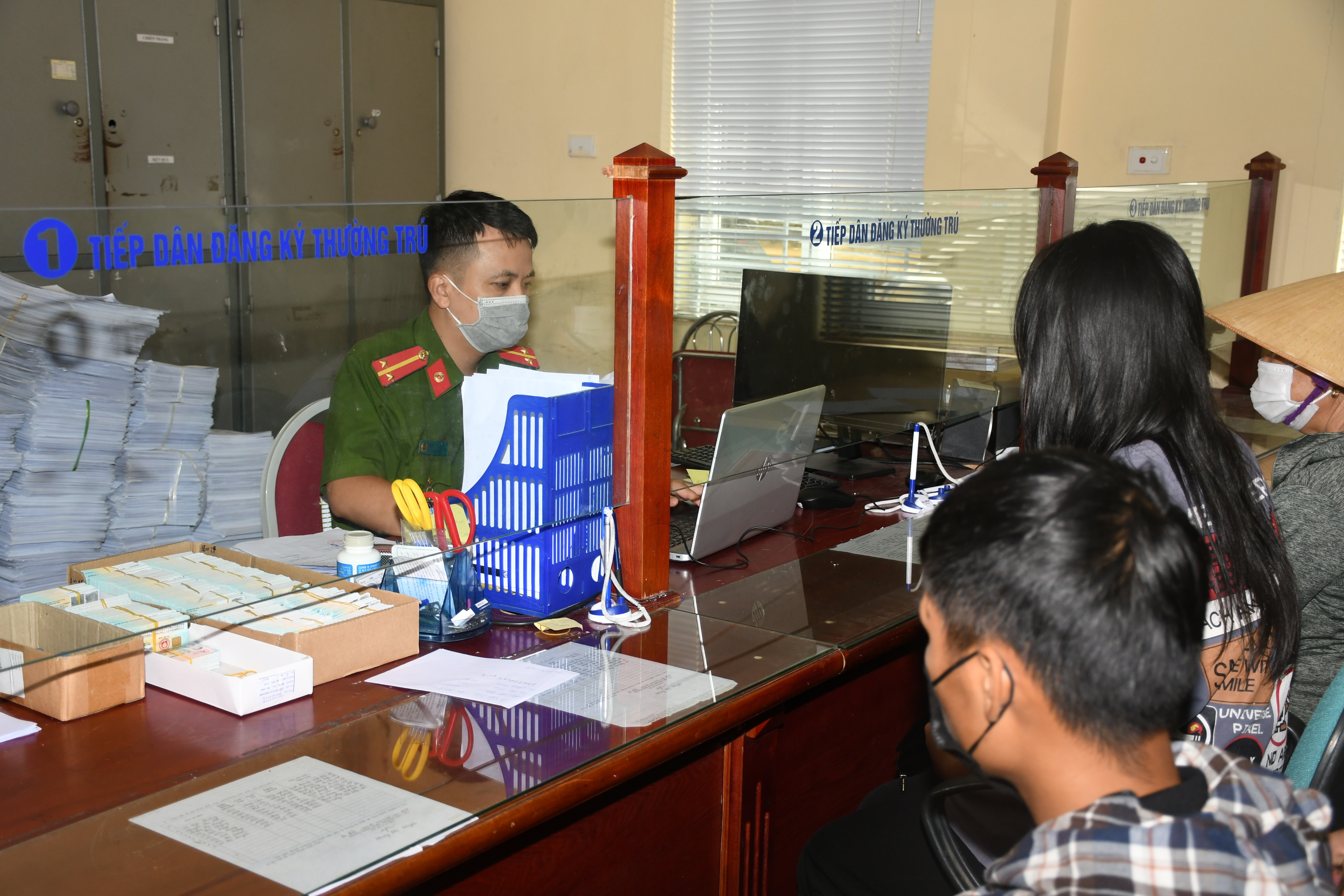 Người dân gửi thư cảm ơn Công an huyện An Lão